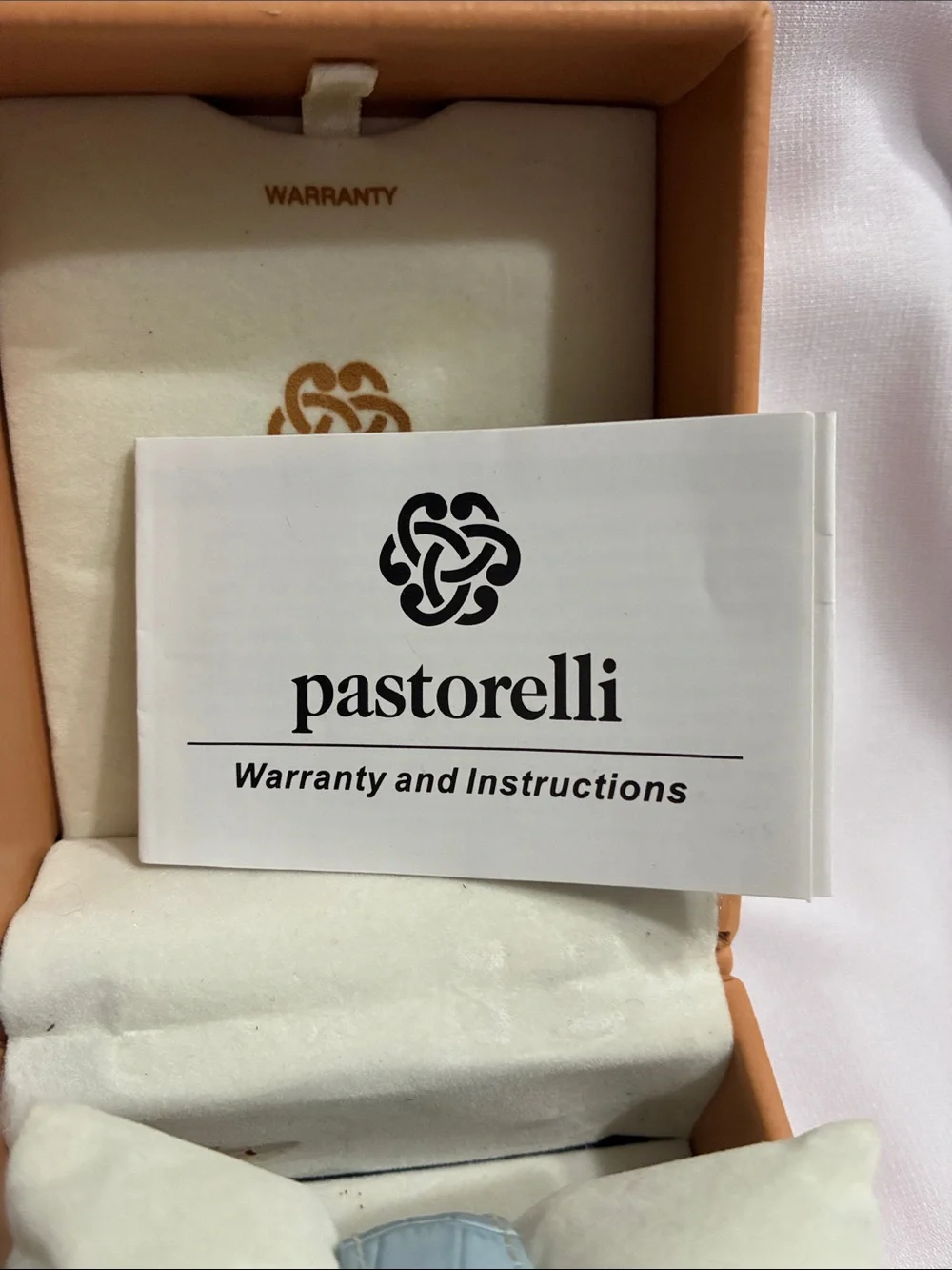 Pastorelli Light Blue Women's Leather Strap Watch